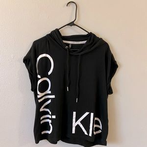 Women’s Size Large Calvin Klein Performance Cap Sleeve Hoodie 😍